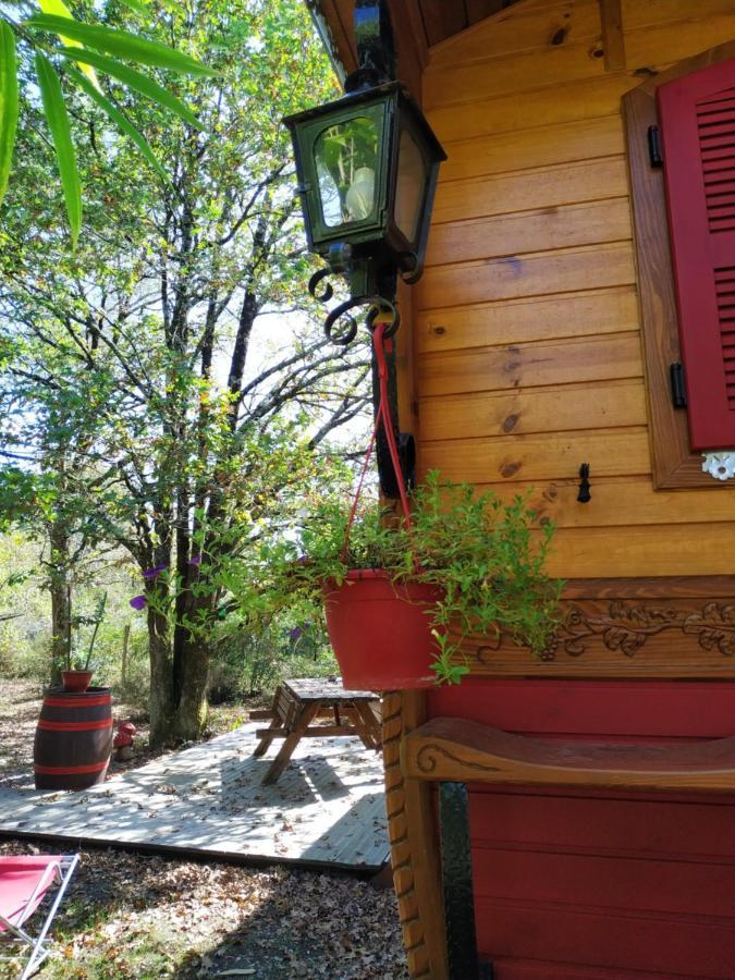 Les Roulottes Vesta Villa Leognan Bagian luar foto